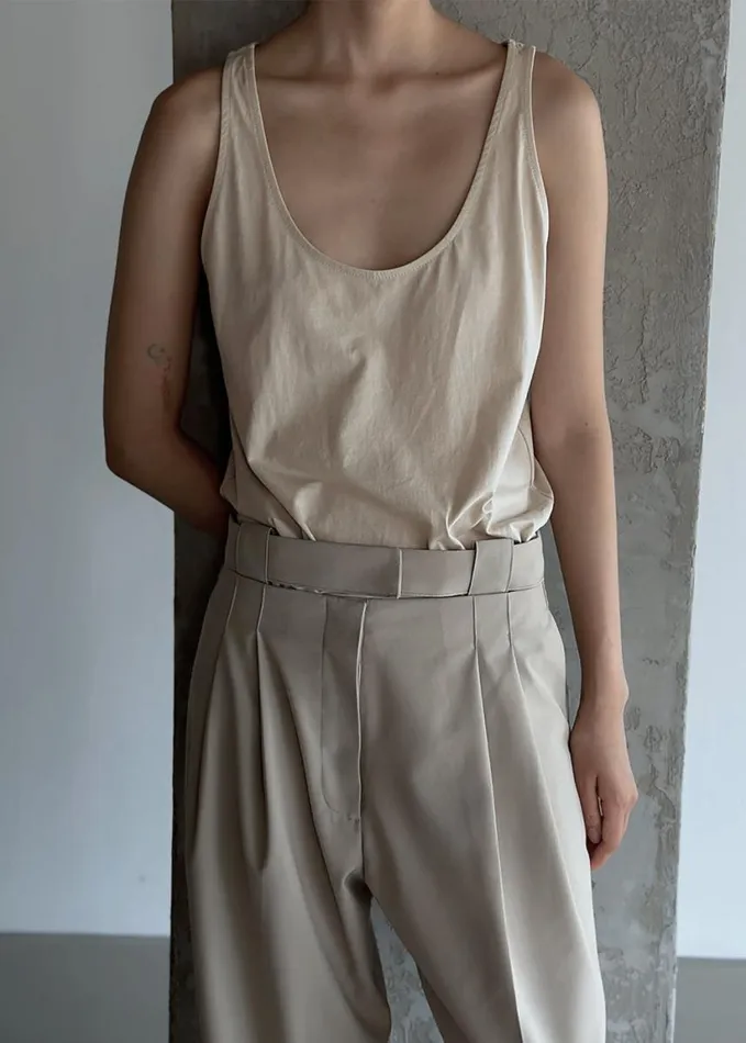 Clothing Women The Frankie Shop Tate Trousers 8211 Beige