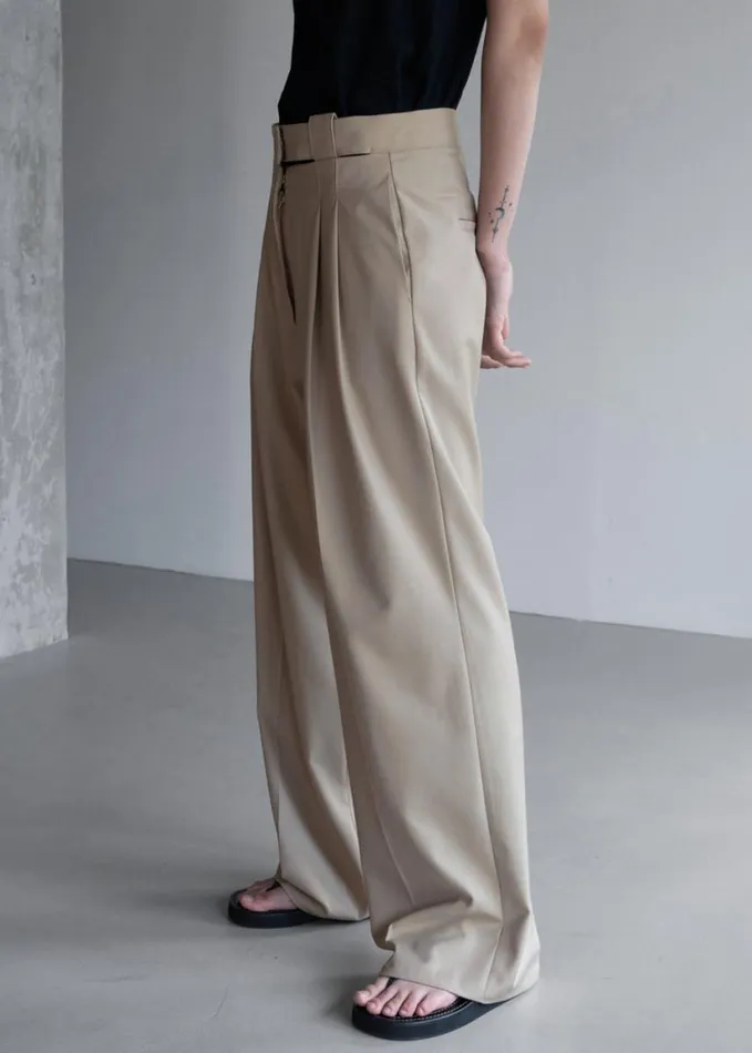 Clothing Women The Frankie Shop Tate Trousers 8211 Beige