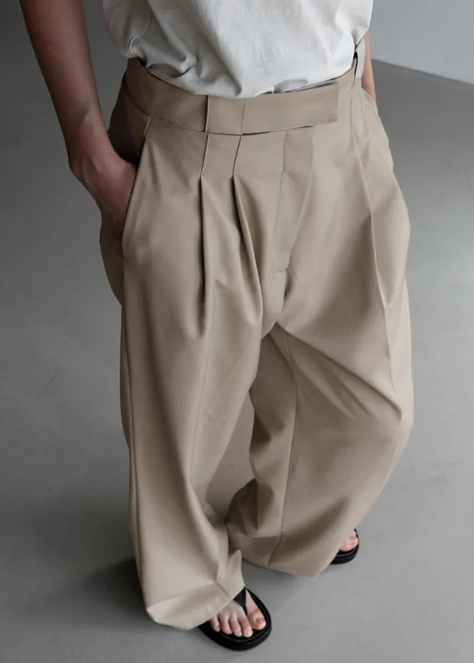 Clothing Women The Frankie Shop Tate Trousers 8211 Beige