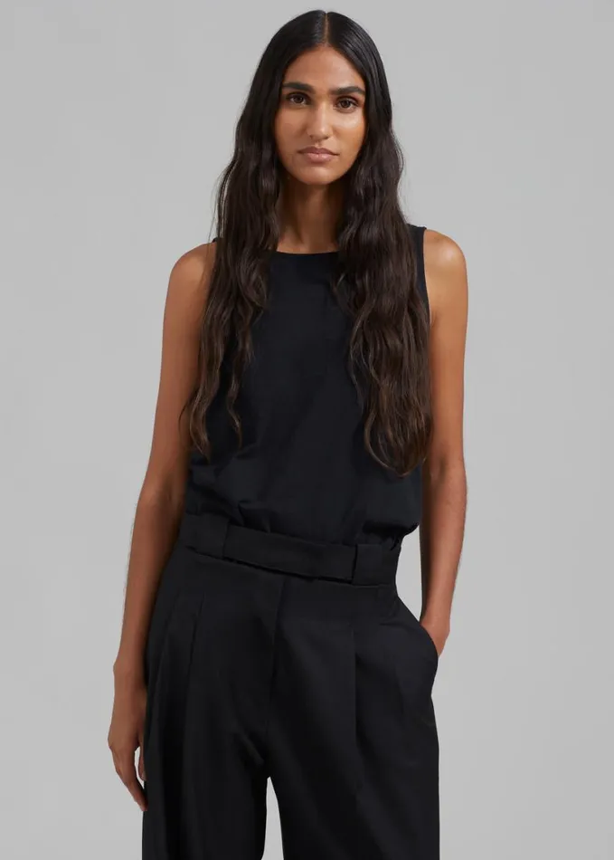 Clothing Women The Frankie Shop Tate Trousers 8211 Black