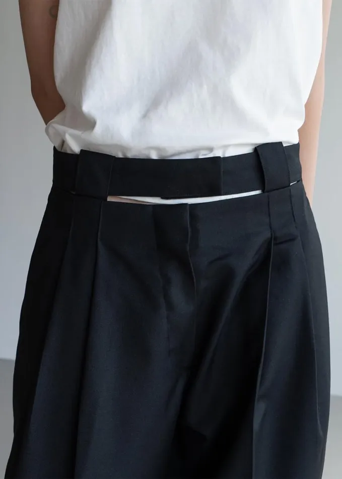 Clothing Women The Frankie Shop Tate Trousers 8211 Black