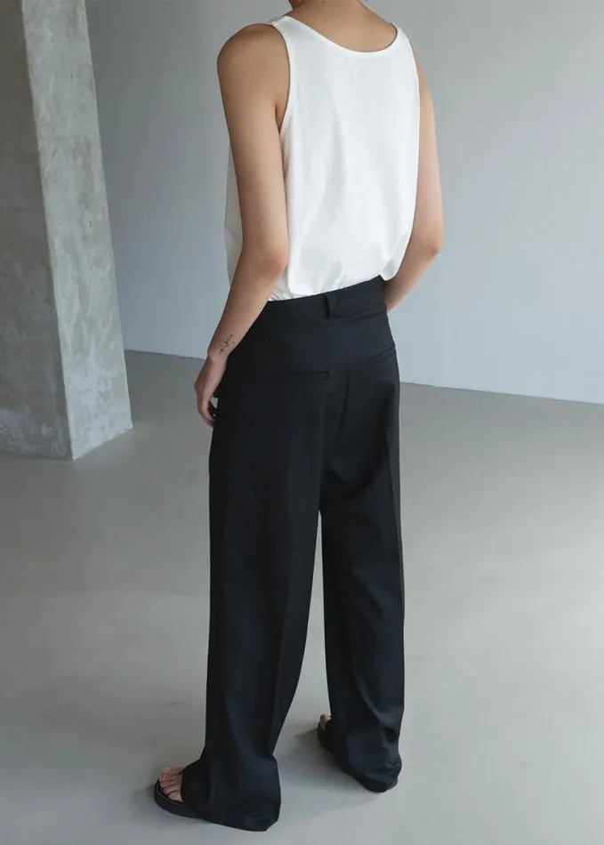 Clothing Women The Frankie Shop Tate Trousers 8211 Black