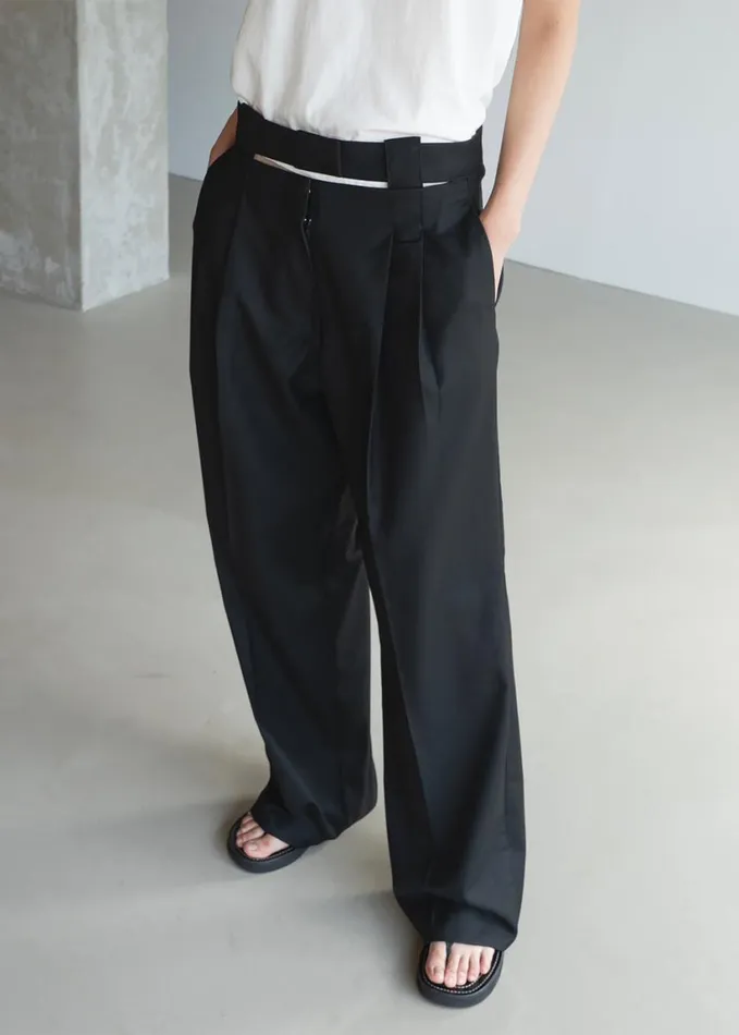 Clothing Women The Frankie Shop Tate Trousers 8211 Black