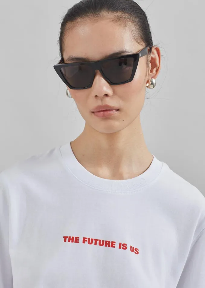 Clothing Women The Frankie Shop TFS X Housing Works TShirt 8211 White