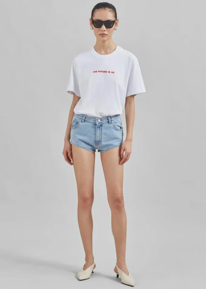 Clothing Women The Frankie Shop TFS X Housing Works TShirt 8211 White