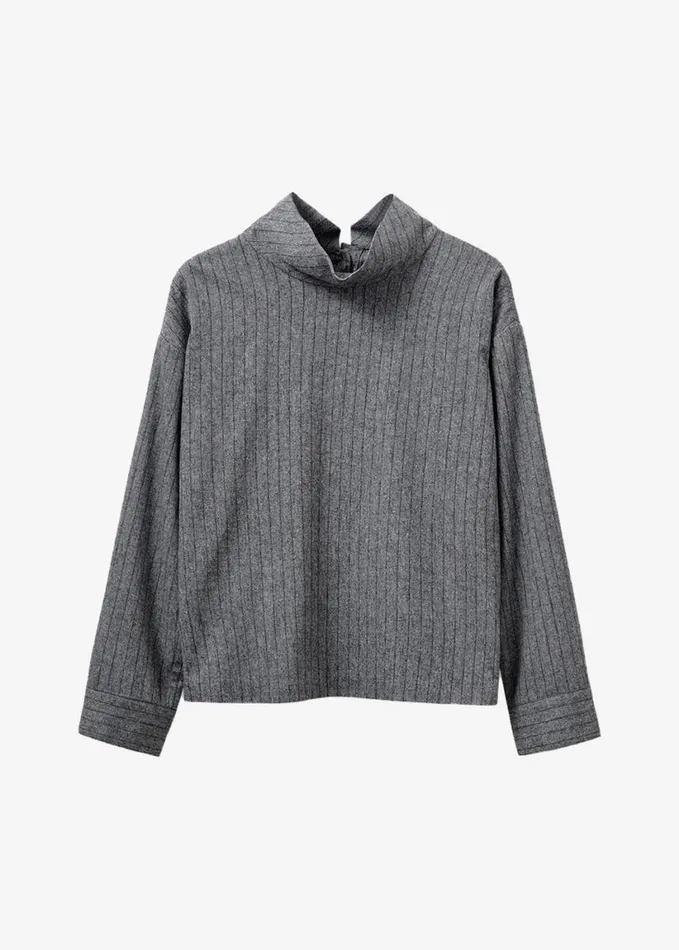 Clothing Women The Frankie Shop The Garment Tilda Top 8211 GreyBlack Stripe