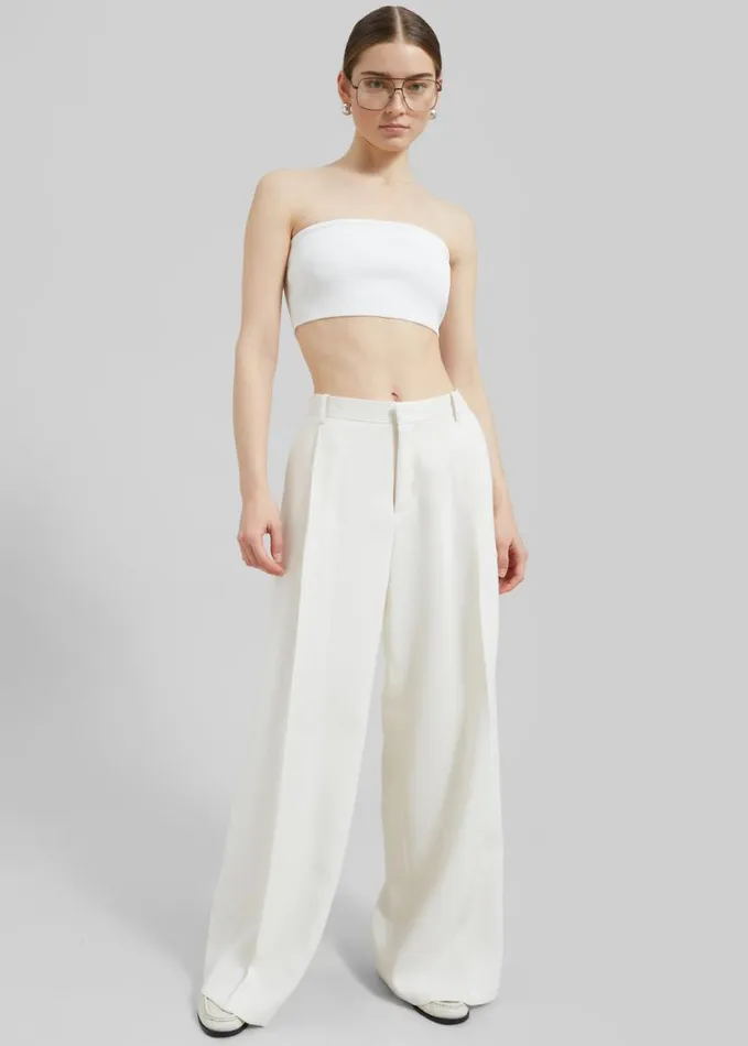 Clothing Women The Frankie Shop Winona Knit Bra 8211 Mastic