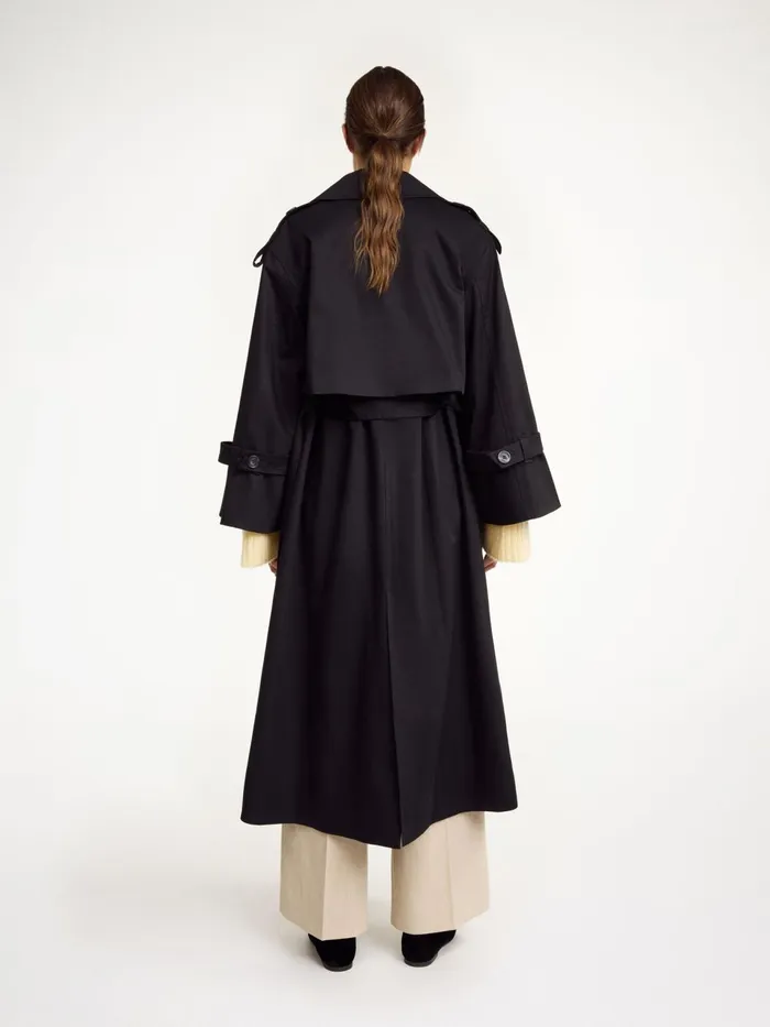 Coats and Jackets Women By Malene Birger Alaya Trench Coat Black