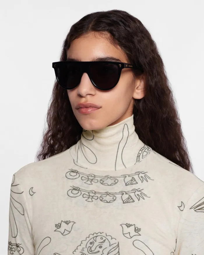 Coleen BioPlastic Sunglasses Black WomenMen Nanushka Eyewear