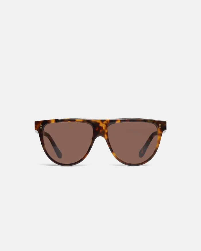 Coleen BioPlastic Sunglasses Dark Amber WomenMen Nanushka Eyewear