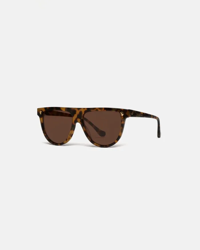 Coleen BioPlastic Sunglasses Dark Amber WomenMen Nanushka Eyewear