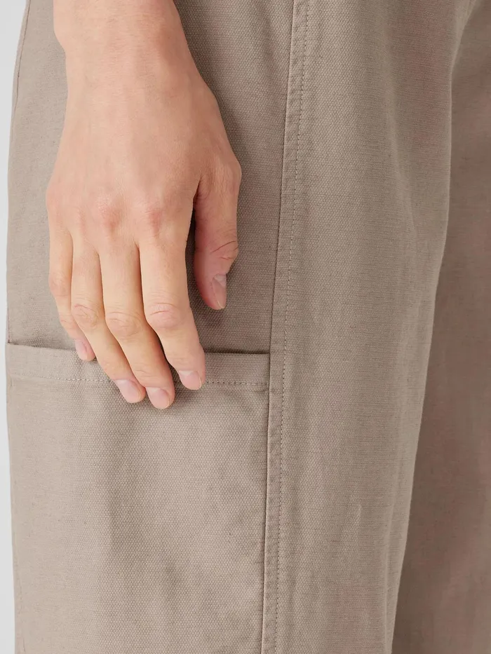 Cotton Hemp Stretch Lantern Pant Briar Women Eileen Fisher Pants Shorts and Jumpsuits