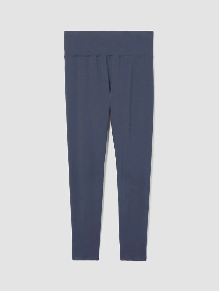 Cozy Brushed Terry Hug HighWaisted Leggings Ocean Women Eileen Fisher Pants Shorts and Jumpsuits