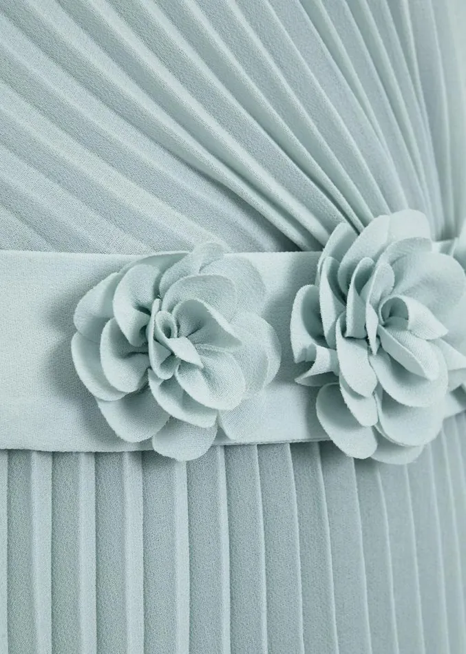 Cressida Pleat Midi Dress Pale Blue Women Phase Eight Dresses