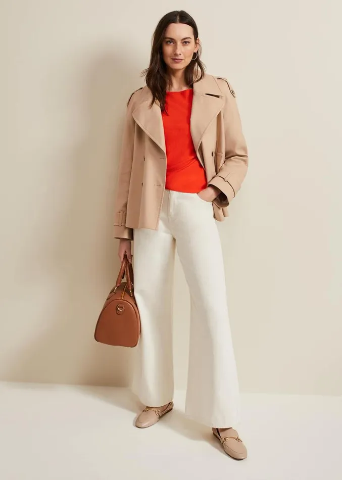 Cristine Knit Jumper Coral Women Phase Eight Knitwear