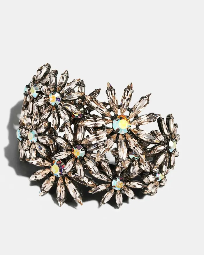Crystal Margarita Bracelet Bronze Women Aquazzura Jewelry