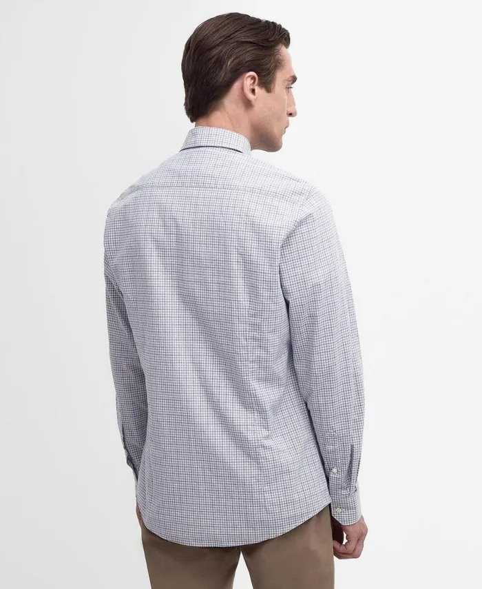Cutmore Tailored Shirt Stone Men Barbour Shirts