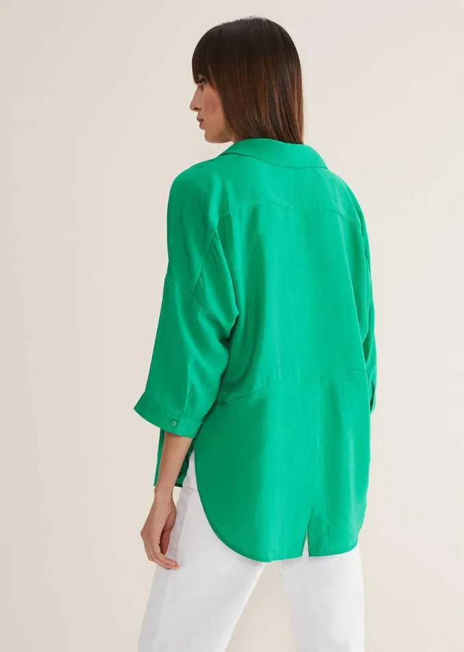 Cynthia Longline Shirt Green Women Phase Eight Shirts and Blouses