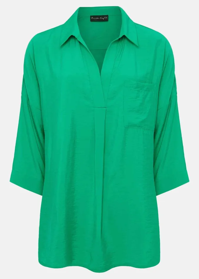 Cynthia Longline Shirt Green Women Phase Eight Shirts and Blouses