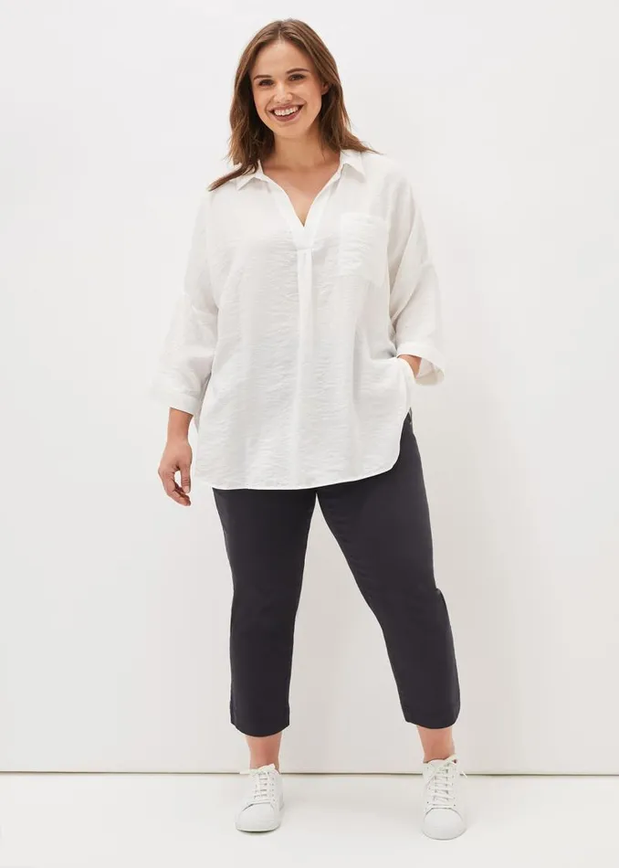 Cynthia Longline Shirt Ivory Women Phase Eight Shirts and Blouses