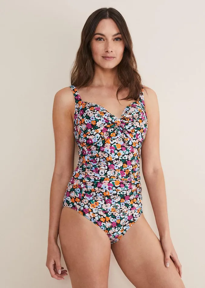 Daphne Ditsy Floral Swimsuit Multicoloured Women Phase Eight Swimwear
