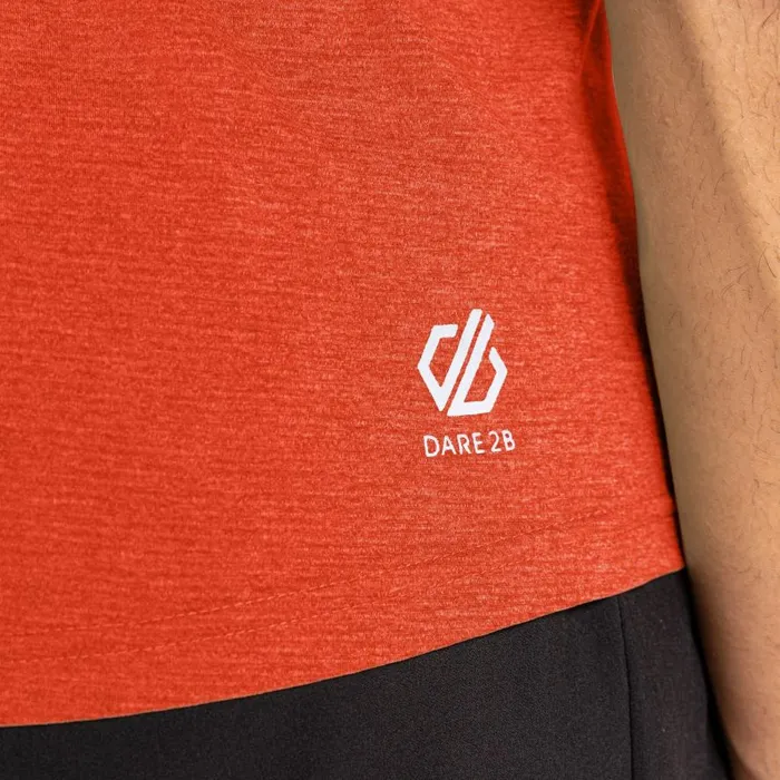 Dare 2b Accelerate Fitness TShirt Roobios Tea Brown Men Gym Tops