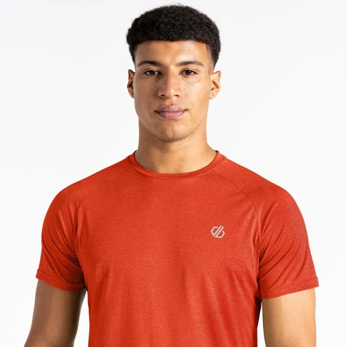 Dare 2b Accelerate Fitness TShirt Roobios Tea Brown Men Gym Tops