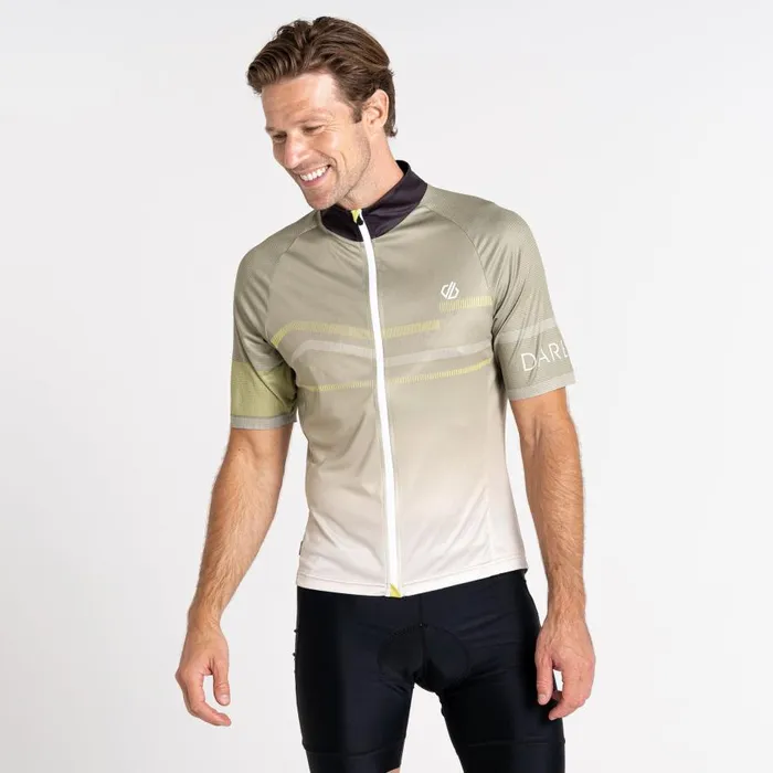 Dare 2b AEP Revolving Short Sleeved Jersey Oil Green Men Cycling Jerseys