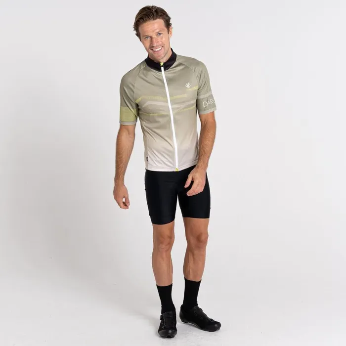 Dare 2b AEP Revolving Short Sleeved Jersey Oil Green Men Cycling Jerseys