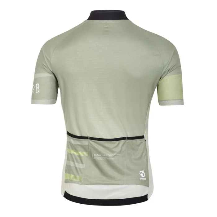 Dare 2b AEP Revolving Short Sleeved Jersey Oil Green Men Cycling Jerseys