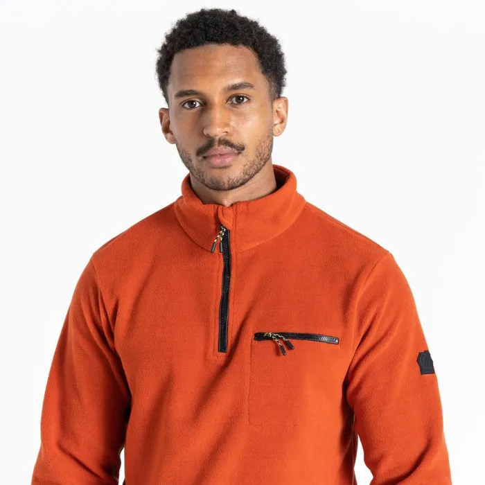 Dare 2b Affinity Fleece Rooibos Tea Brown Men Hoodies and Sweatshirts