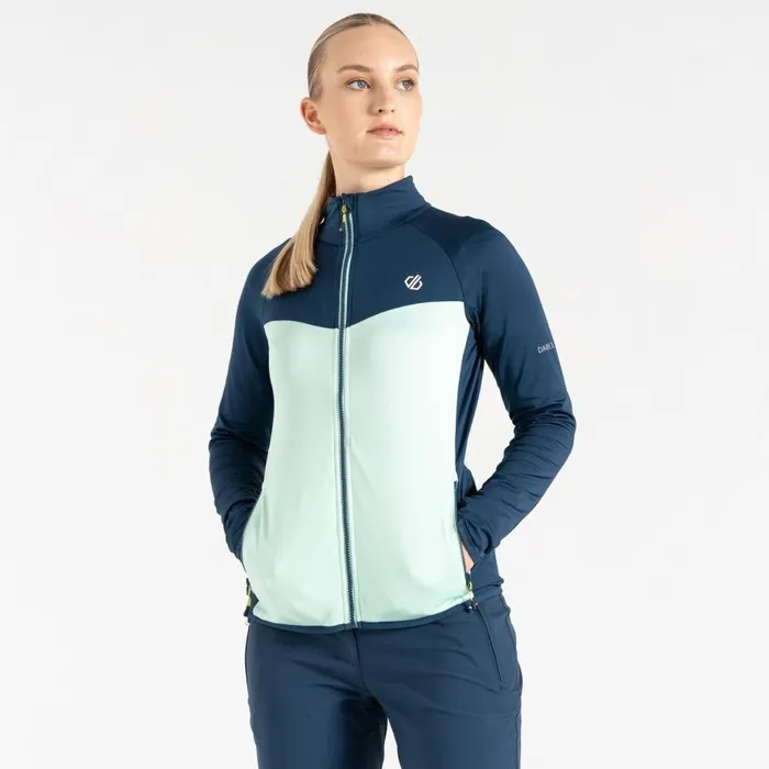 Dare 2b Ascending Core Stretch Midlayer Mint Green Moonlight Denim Women Midlayers