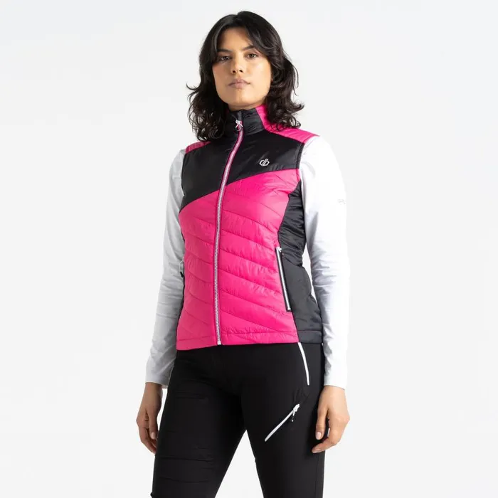Dare 2b Ascending Padded Gilet Pure Pink Black Women Gilets