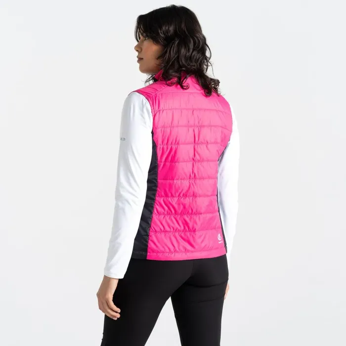 Dare 2b Ascending Padded Gilet Pure Pink Black Women Gilets