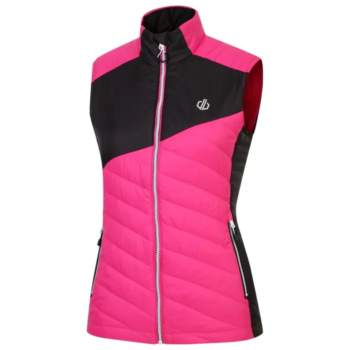 Dare 2b Ascending Padded Gilet Pure Pink Black Women Gilets