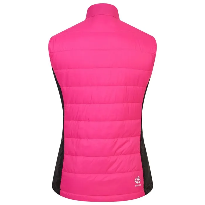 Dare 2b Ascending Padded Gilet Pure Pink Black Women Gilets