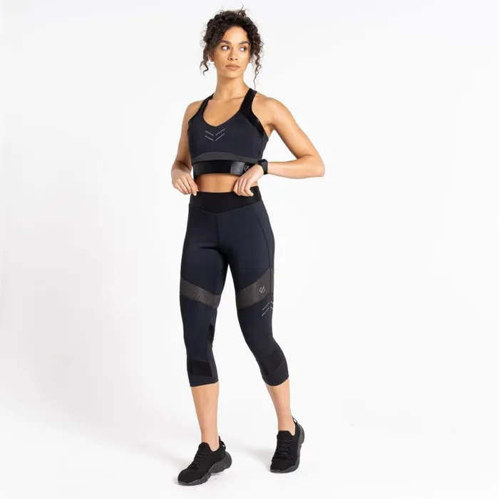 Dare 2b Born To Shine Recycled Lightweight 34 Leggings Black Women Leggings