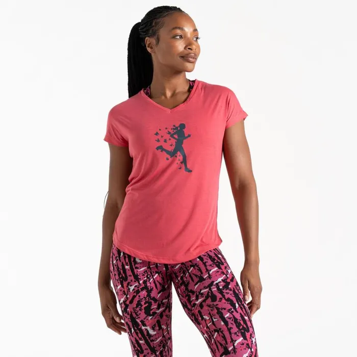 Dare 2b Calm TShirt Sorbet Pink Women Graphic TShirts