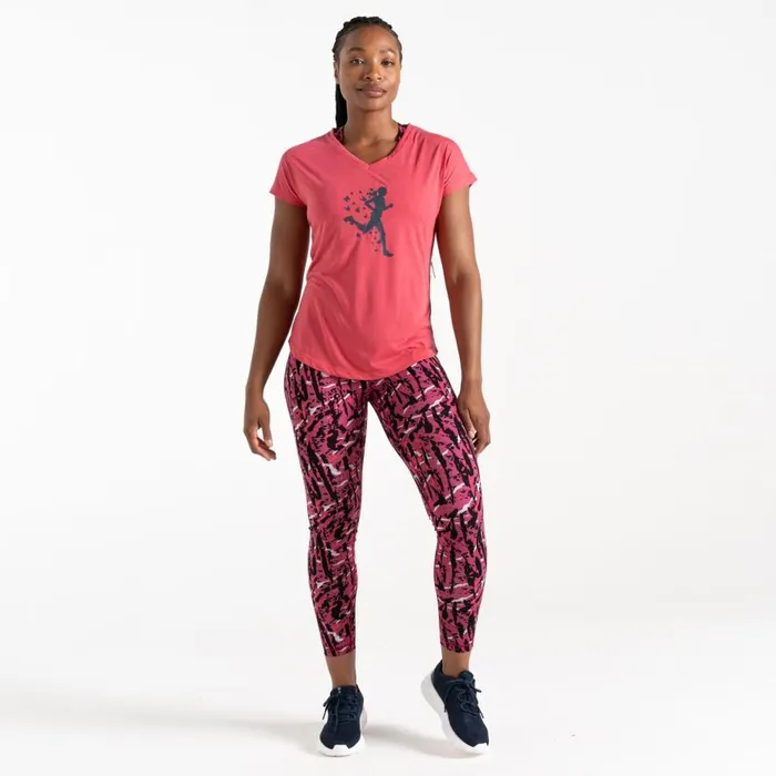 Dare 2b Calm TShirt Sorbet Pink Women Graphic TShirts