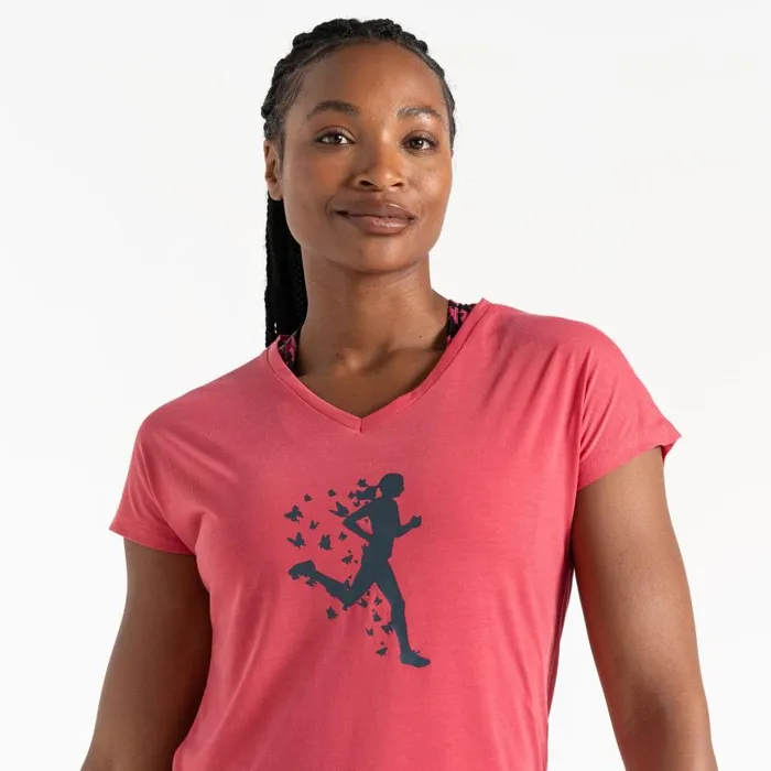 Dare 2b Calm TShirt Sorbet Pink Women Graphic TShirts