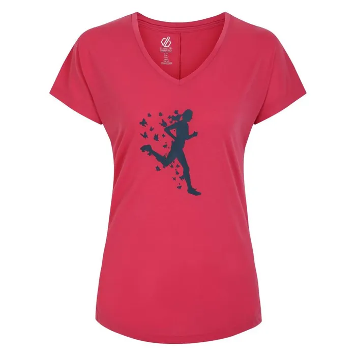 Dare 2b Calm TShirt Sorbet Pink Women Graphic TShirts
