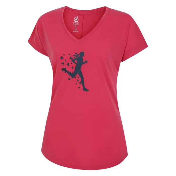 Dare 2b Calm TShirt Sorbet Pink Women Graphic TShirts
