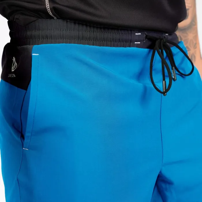 Dare 2b Cascade Lightweight Shorts Petrol Blue Ebony Grey Men Gym Shorts