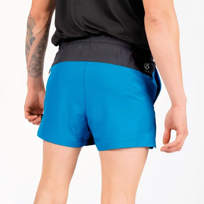 Dare 2b Cascade Lightweight Shorts Petrol Blue Ebony Grey Men Gym Shorts