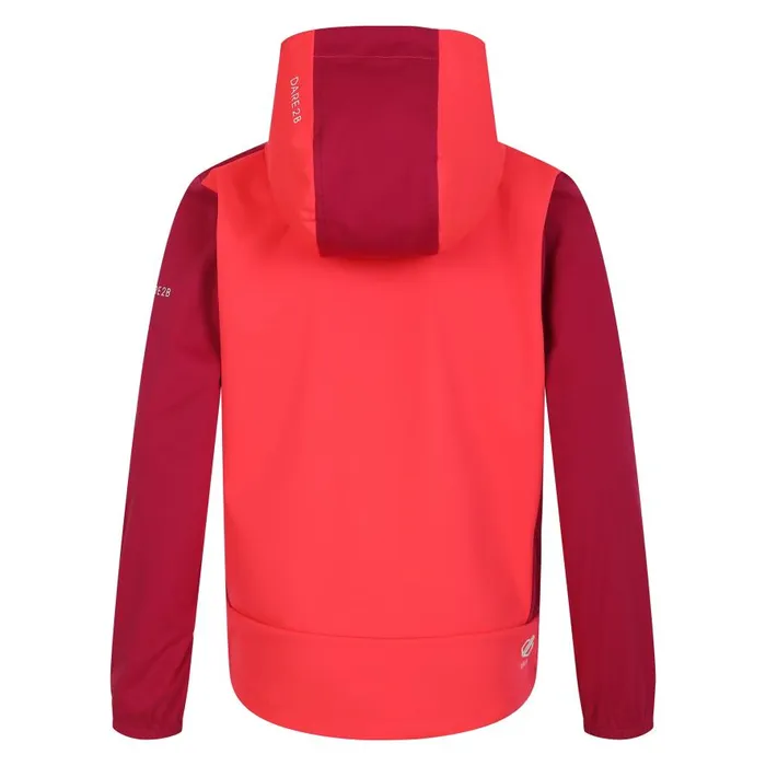 Dare 2b Cheer Softshell Jacket Berry Neon Pink Kids Softshell Jackets
