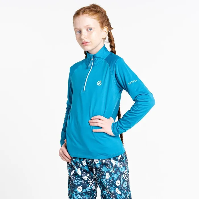 Dare 2b Consist II Recycled Core Stretch Fjord Blue Kids Fleece