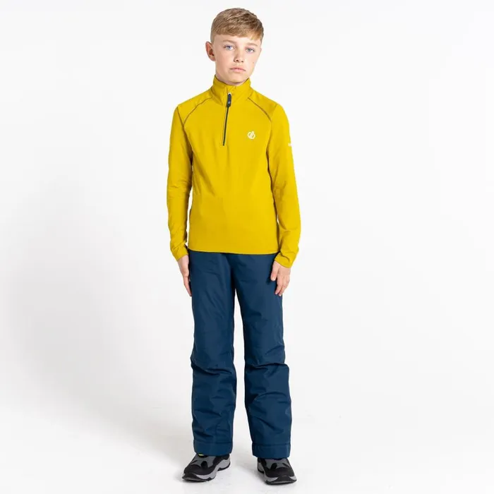 Dare 2b Consist II Recycled Core Stretch Moss Yellow Kids Fleece