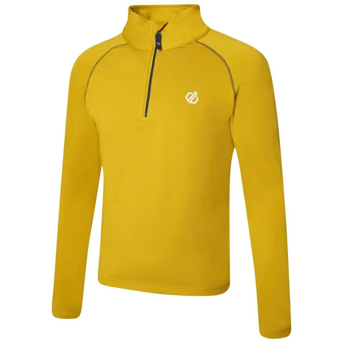 Dare 2b Consist II Recycled Core Stretch Moss Yellow Kids Fleece