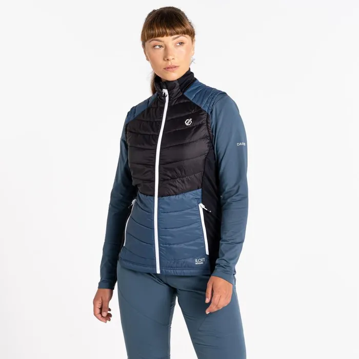 Dare 2b Culmination Wool Padded Vest Orion Grey Black Women Gilets