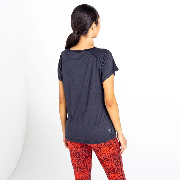 Dare 2b Deftly Workout Tee Black Marl Women Gym Tops